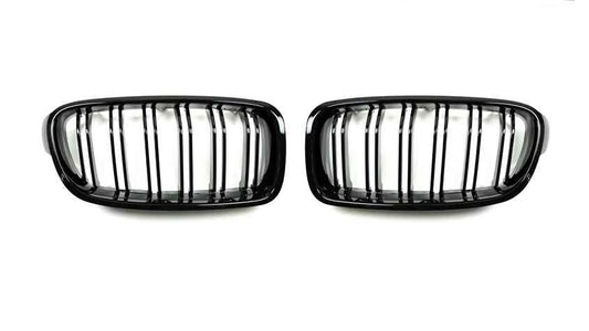 Gloss Black Dual Slat Grill - F30 3-Series