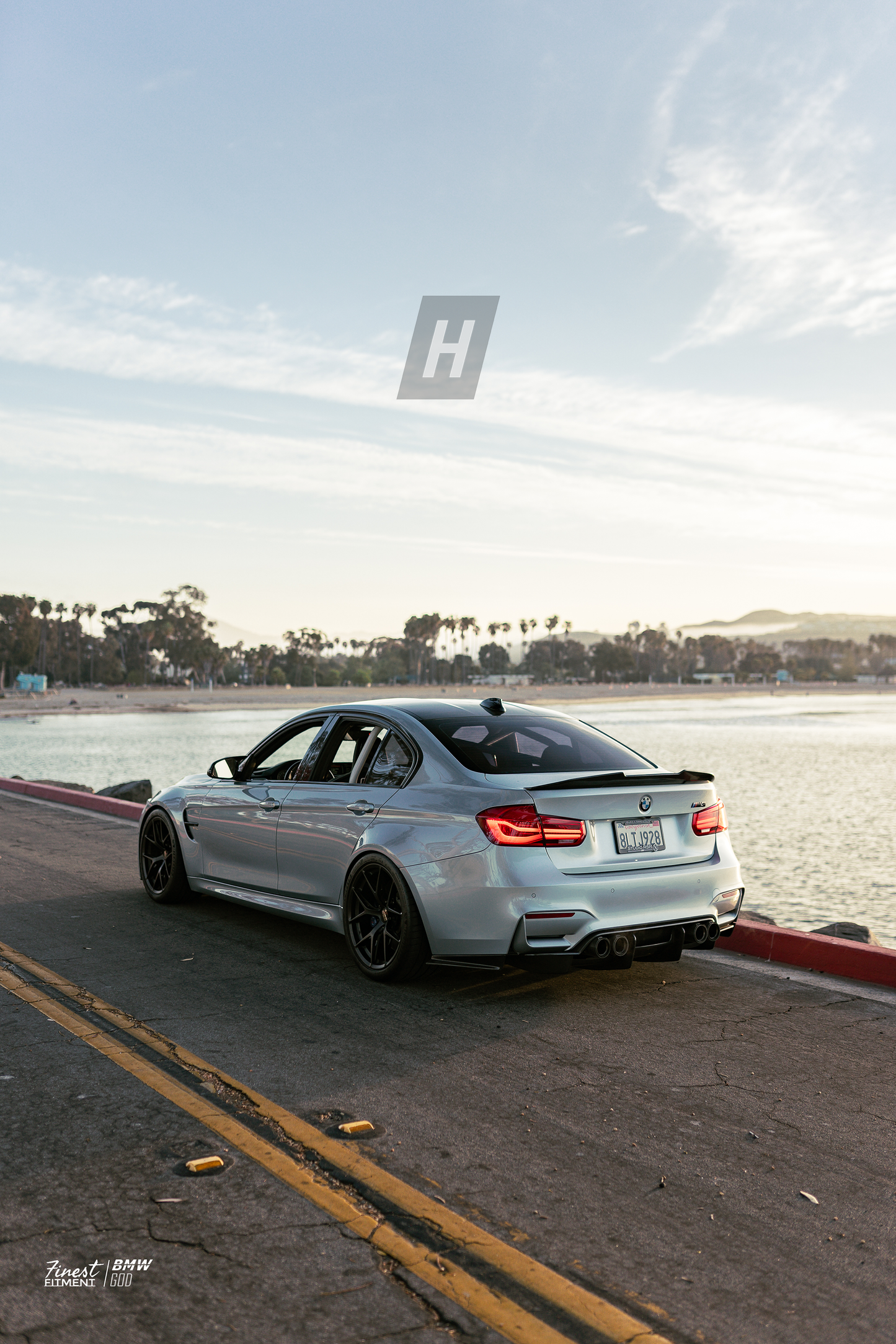 P Style V2 Dry Carbon Fiber Trunk Lip Spoiler - F80 M3 | F30 3-SERIES