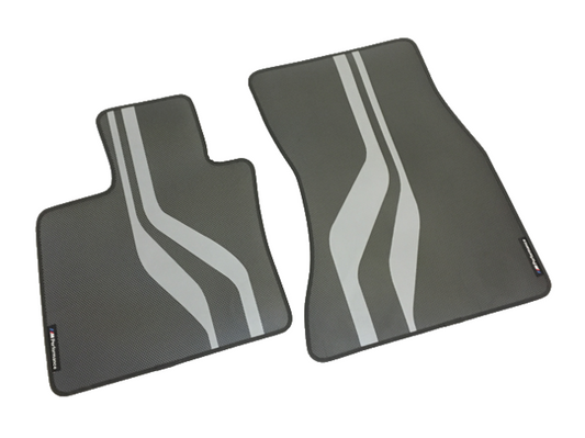 OEM BMW M Performance Floor Mats Front Set - F10 5 Series (51-47-2-365-217)