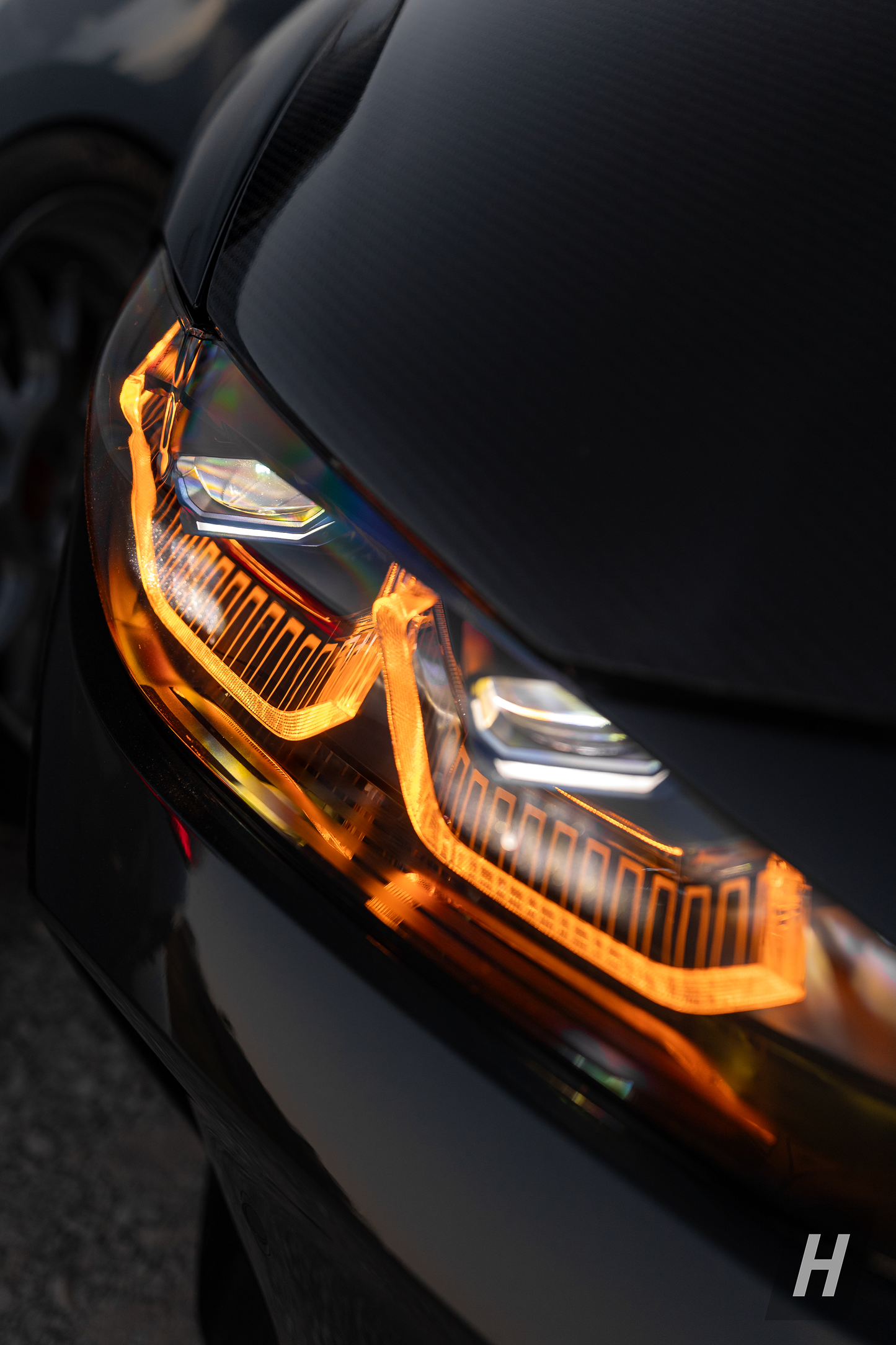 HM Amber Daytime Running Light LED Module Set - G22 4-Series | G80 M3 | G82 / G83 M4