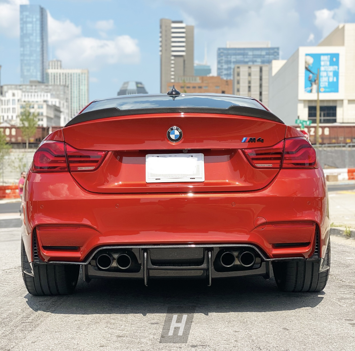 CS V2 Dry Carbon Fiber Trunk Lip / Spoiler - F82 M4