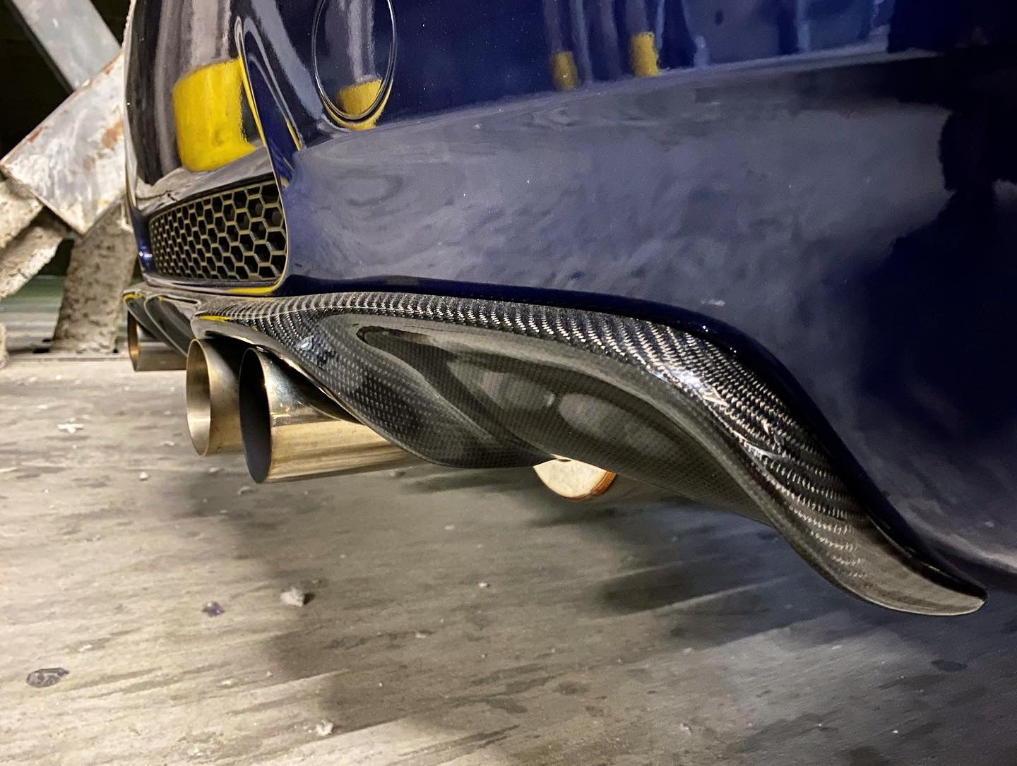 3D Style Carbon Fiber Rear Diffuser - E90 M3