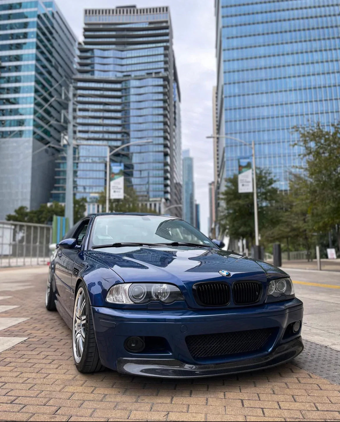 CSL Style Carbon Fiber Front Lip - E46 M3