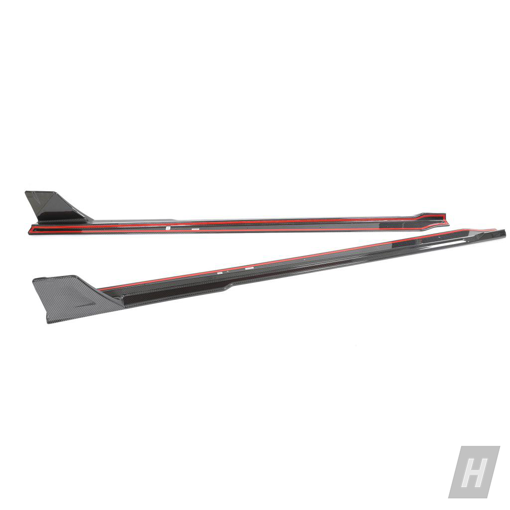 Performance V1 Carbon Fiber Side Skirt Extensions - G87 M2