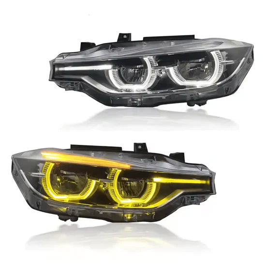 LCI Style LED Headlights - F30 3-Series